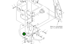Кронштейн 134-X11-1750 Komatsu