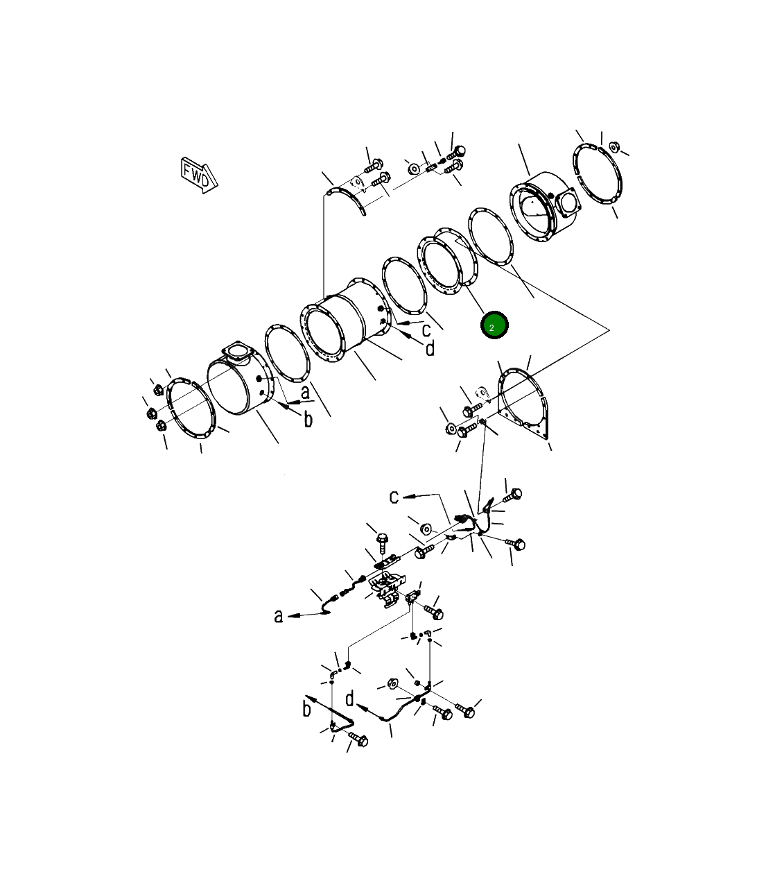 Корпус 6526-21-1010 Komatsu