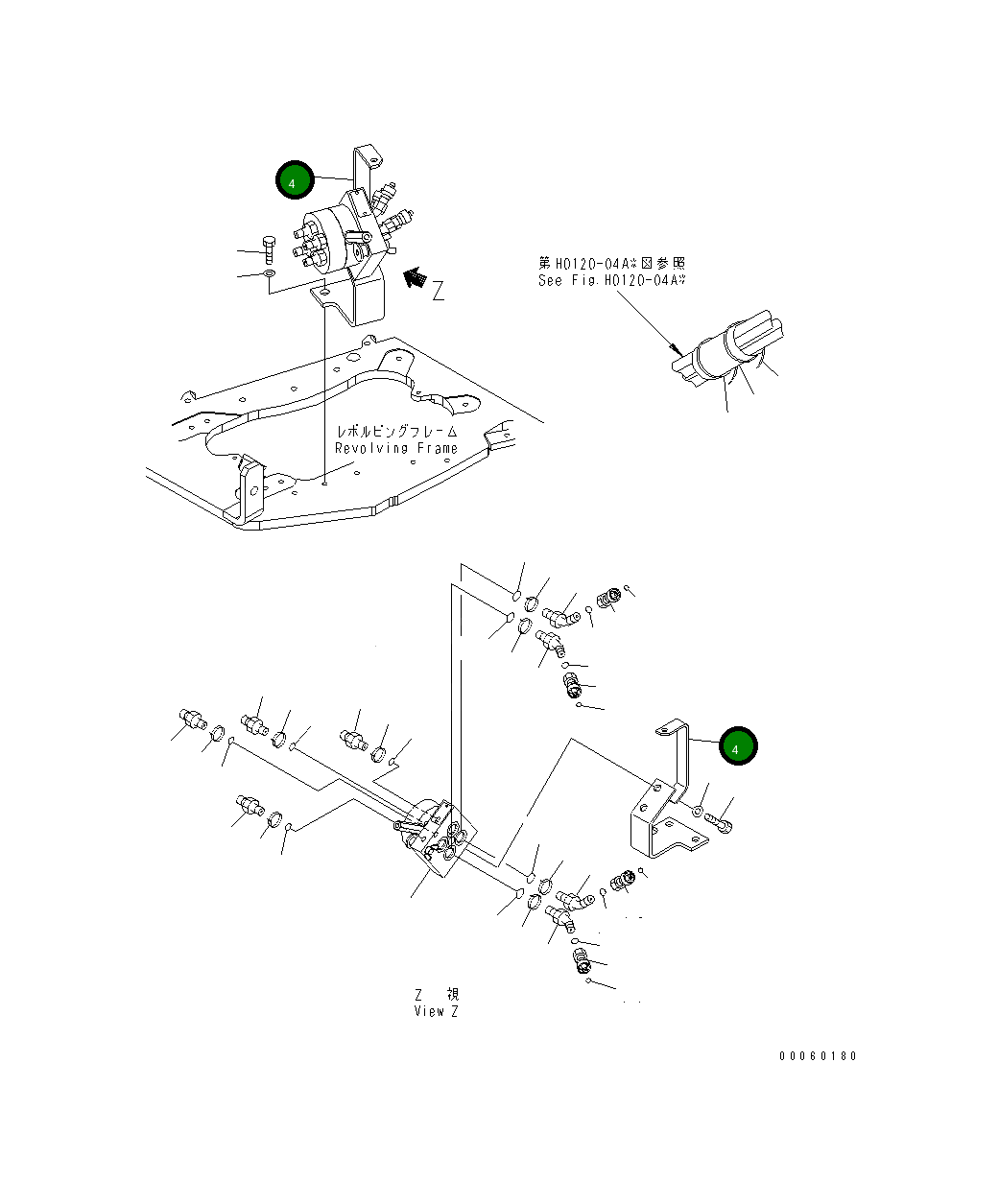 Кронштейн 22L-62-24823 Komatsu