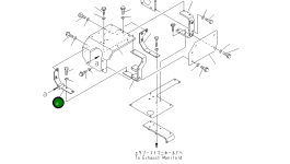 Кронштейн 6156-11-5381 Komatsu