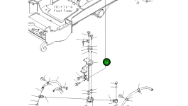 Кронштейн 56D-61-22212 Komatsu