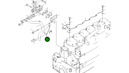 Кронштейн 6218-61-6741 Komatsu