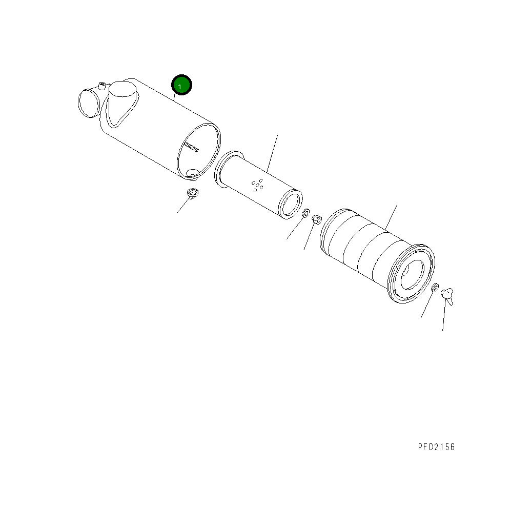 Корпус 6735-11-1441 Komatsu