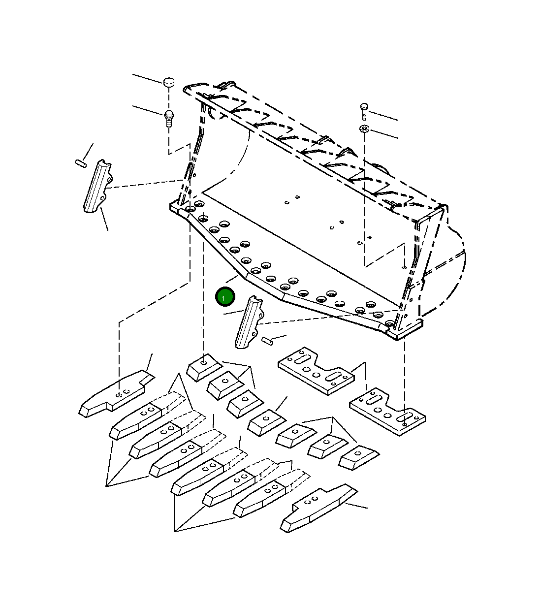 Кромка PZKV171119 Komatsu