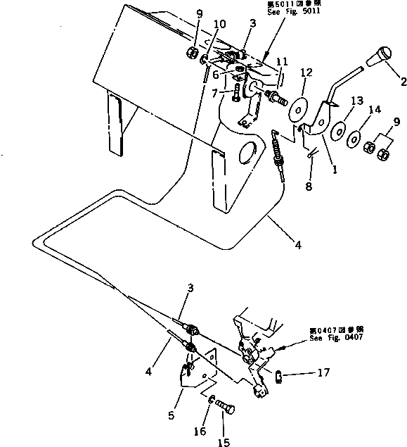 Кронштейн 268-20-38520 Komatsu