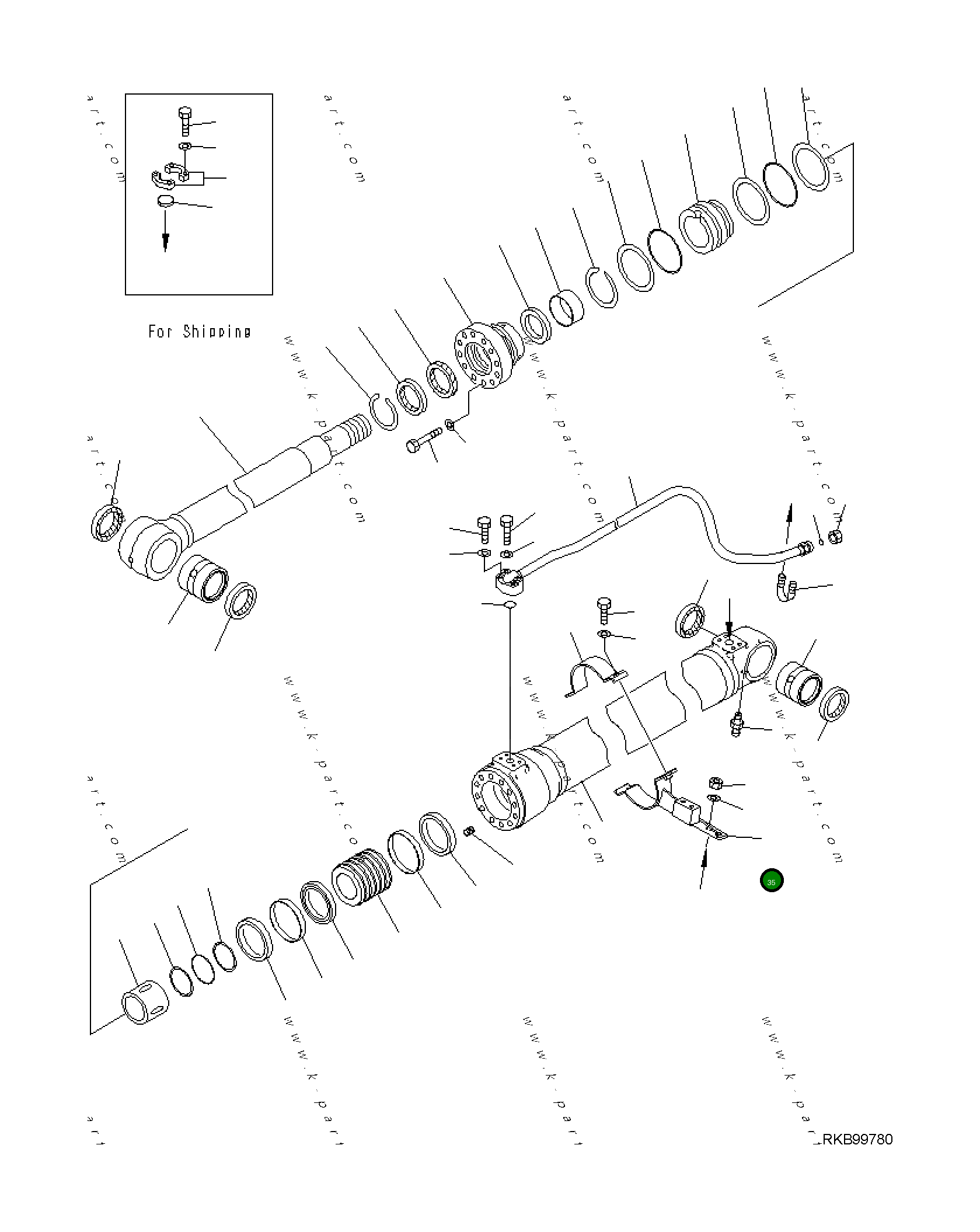 Кронштейн 707-88-51790 Komatsu