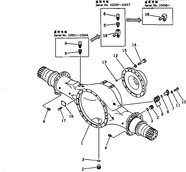 Корпус 426-23-13101 Komatsu