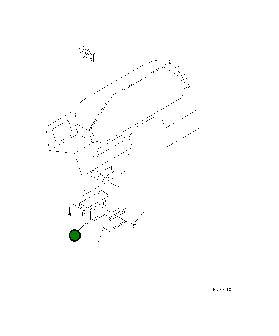 Кронштейн 569-54-63810 Komatsu