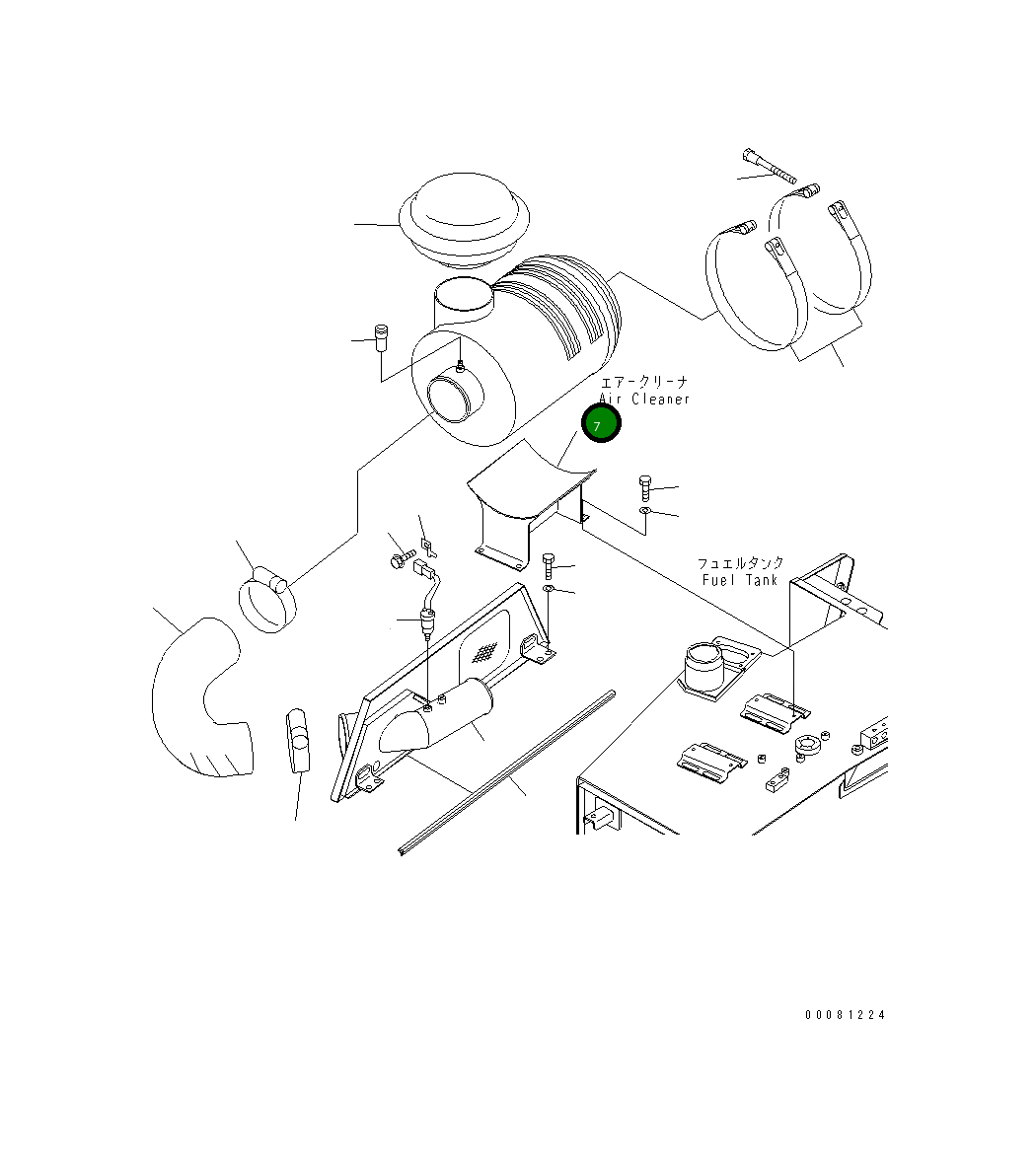 Кронштейн 56B-02-12113 Komatsu