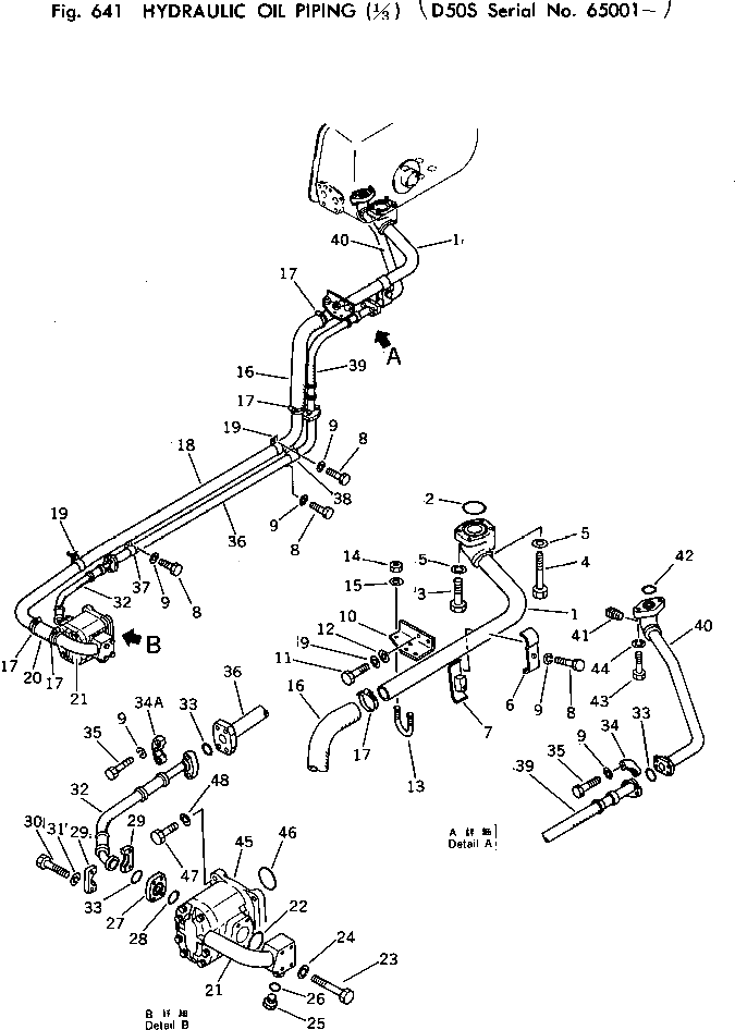Шланг 07119-01007 Komatsu