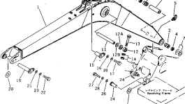 Палец 21K-70-11390 Komatsu