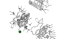 Корпус YM123900-01500 Komatsu