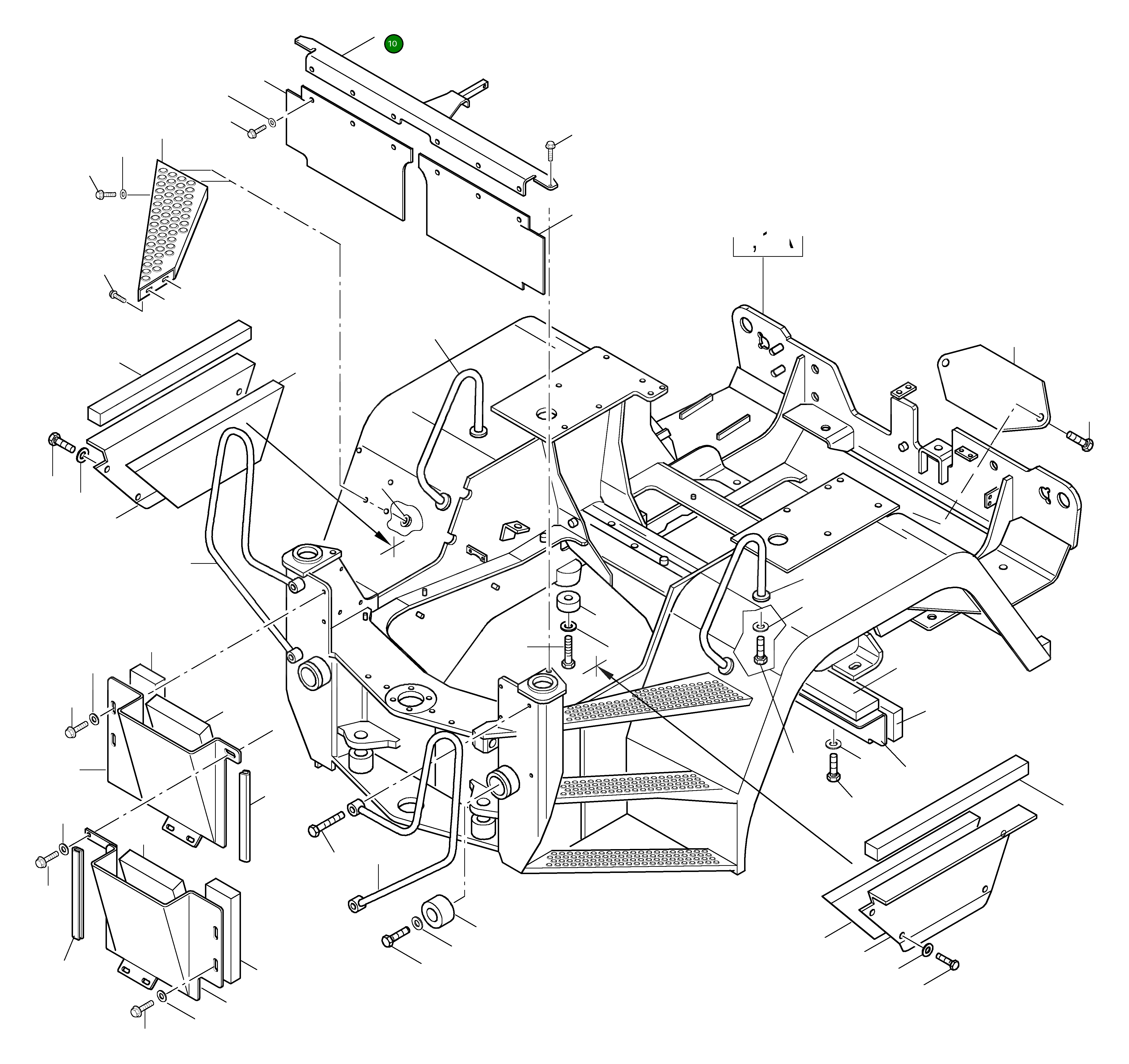 Кронштейн 42R-46-12060 Komatsu