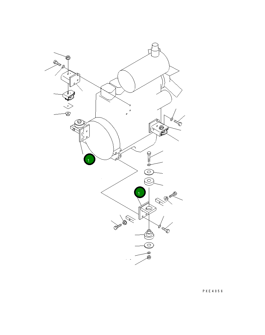 Кронштейн 415-01-21121 Komatsu