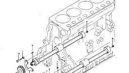 Правый балансирный вал в сборе 6130-31-9202 Komatsu
