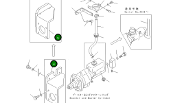 Кронштейн 23E-43-13120 Komatsu