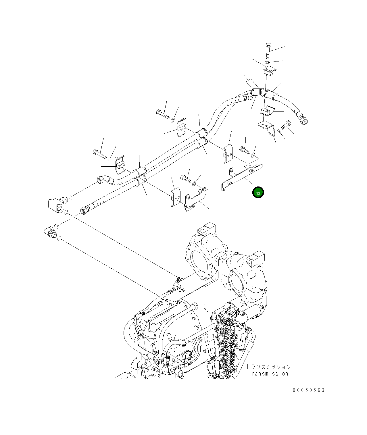 Кронштейн 421-62-41180 Komatsu