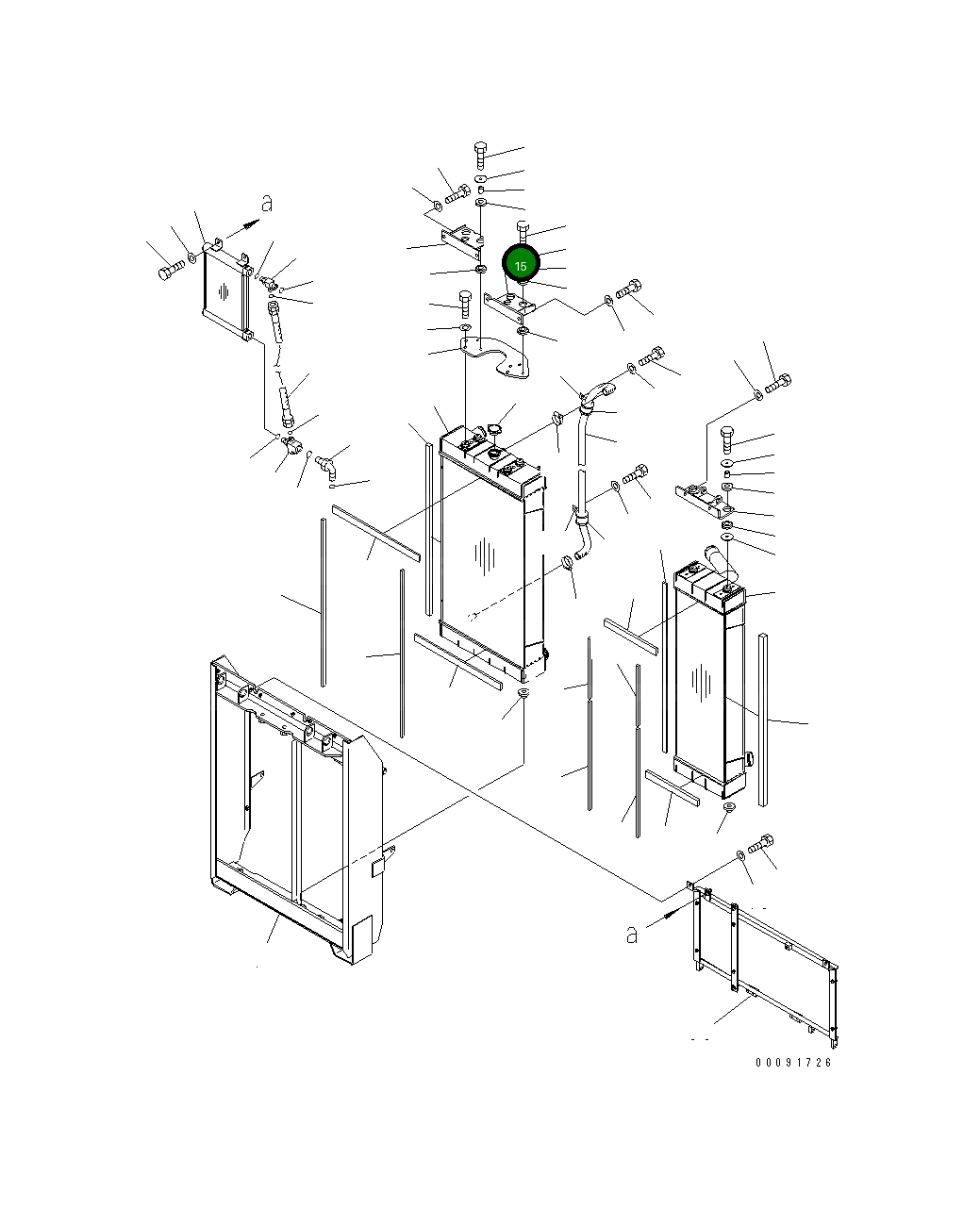 Кронштейн 14X-03-36430 Komatsu