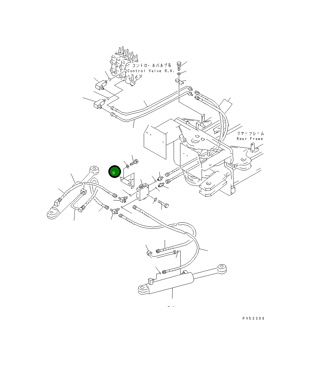 Кронштейн 23A-60-14110 Komatsu