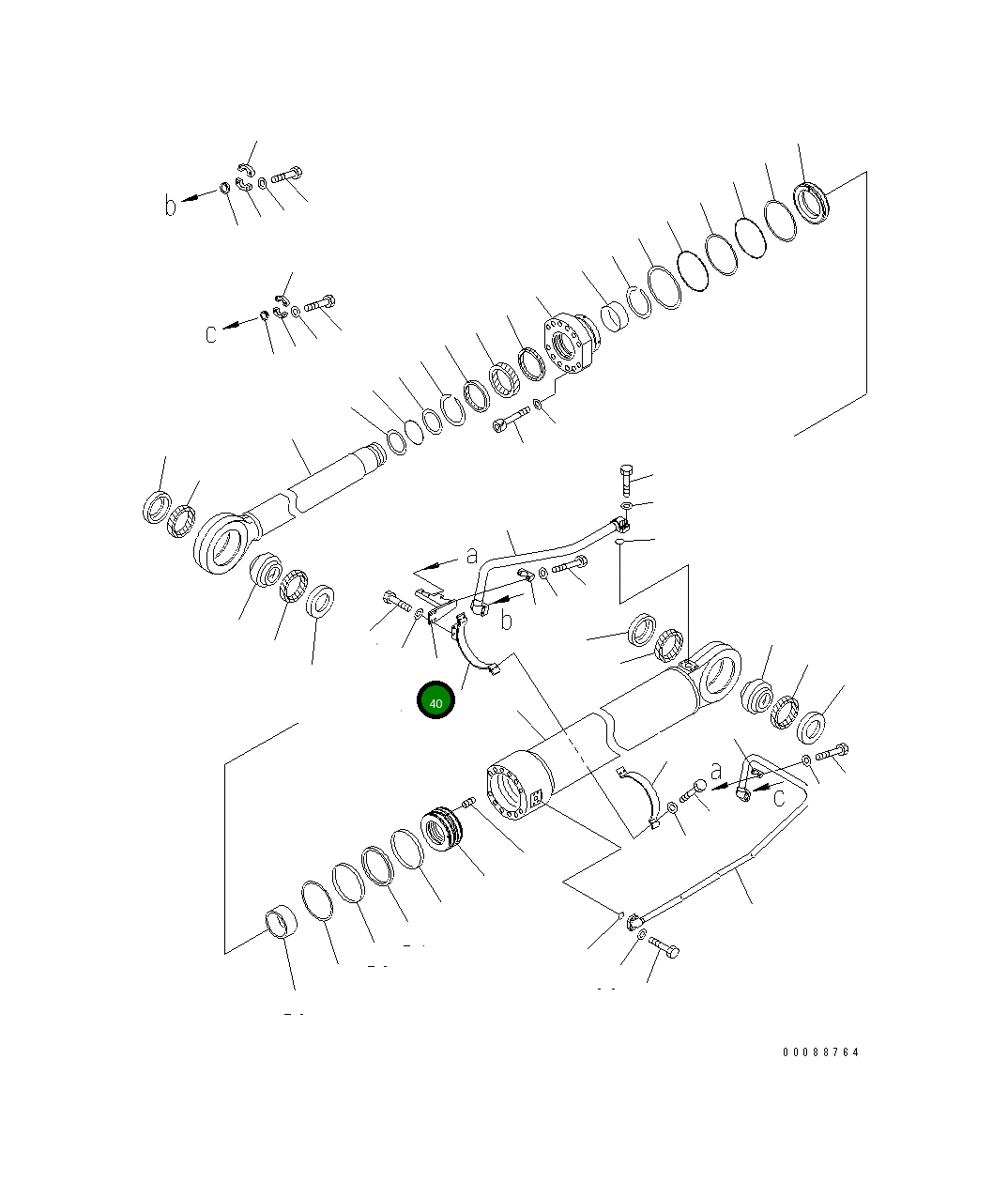 Кронштейн 707-88-28610 Komatsu