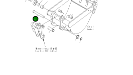 Палец 21W-70-31840 Komatsu