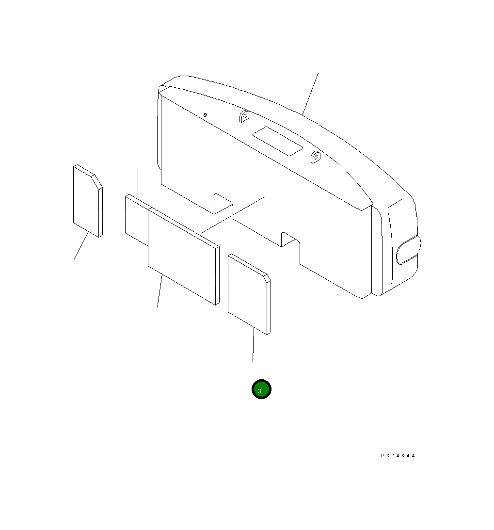 Лист 207-46-64130 Komatsu