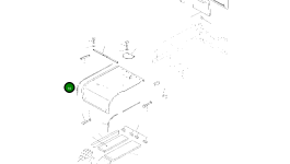 Лист 208-54-44191 Komatsu
