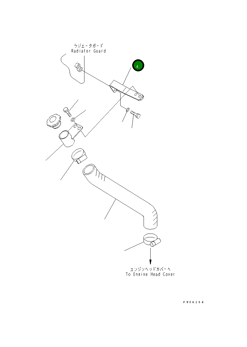 Кронштейн 124-01-51650 Komatsu