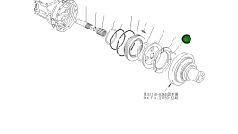 Палец 20E-22-K1360 Komatsu
