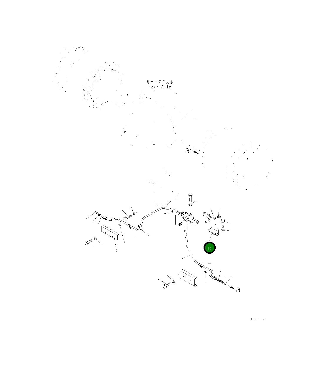 Кронштейн 425-43-47230 Komatsu