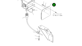 Кронштейн 569-84-83110 Komatsu