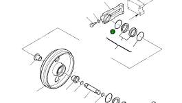 Опора 3F4527601 Komatsu