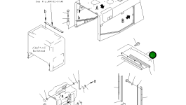 Капот 424-54-21281 Komatsu