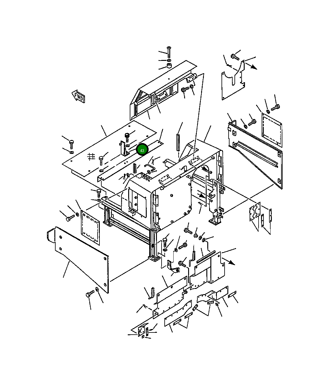 Опора 425-54-13690 Komatsu