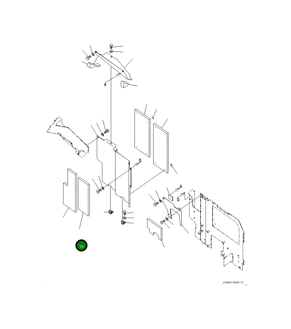 Лист 20Y-54-73390 Komatsu