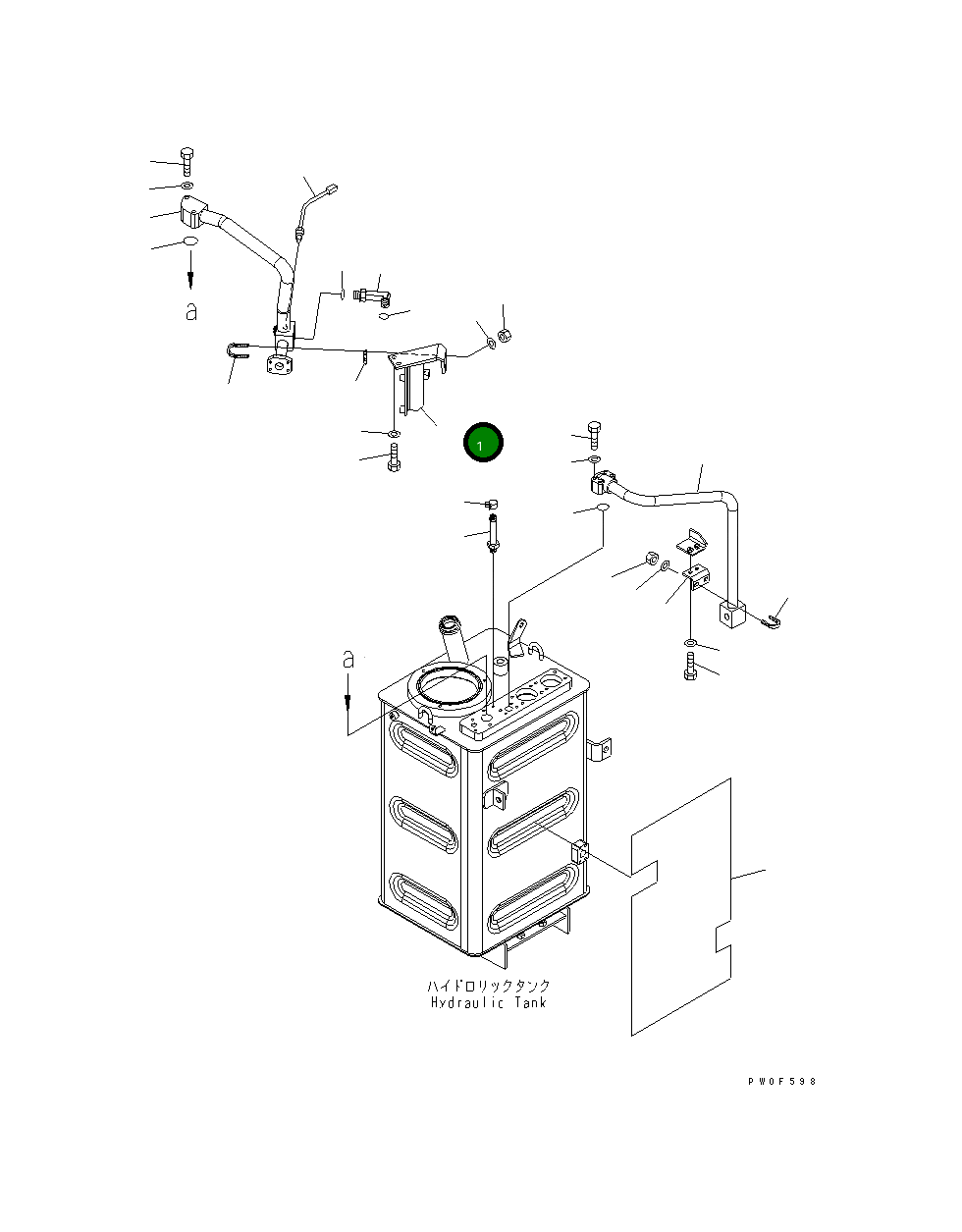 Кронштейн 423-62-33631 Komatsu
