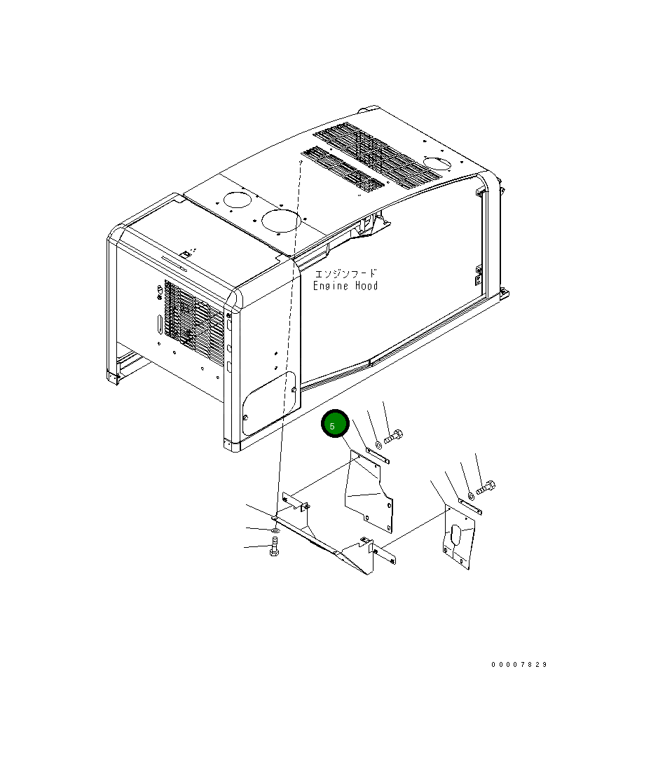 Лист 419-54-31692 Komatsu