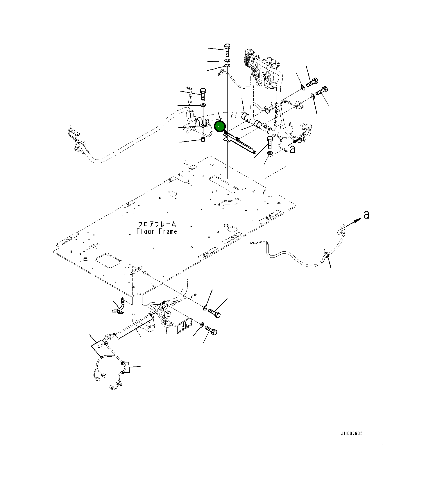 Кронштейн 2A54311732 Komatsu