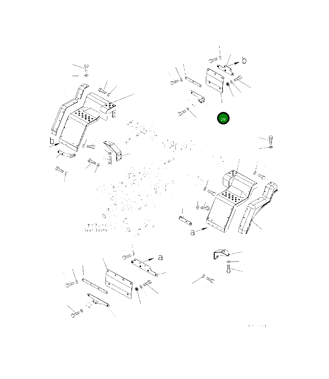 Лист 418-54-55560 Komatsu