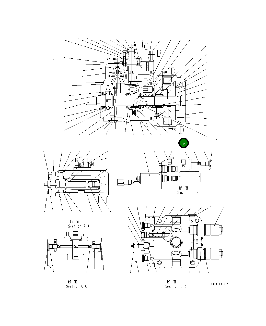 Палец 266-81-91780 Komatsu