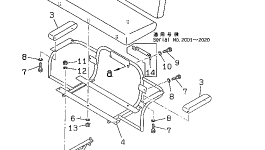 Кронштейн 258-60-15110 Komatsu