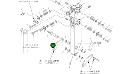 Палец 21U-70-25260 Komatsu