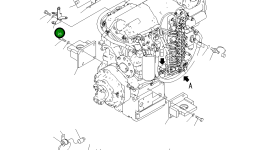 Кронштейн 424-06-42481 Komatsu
