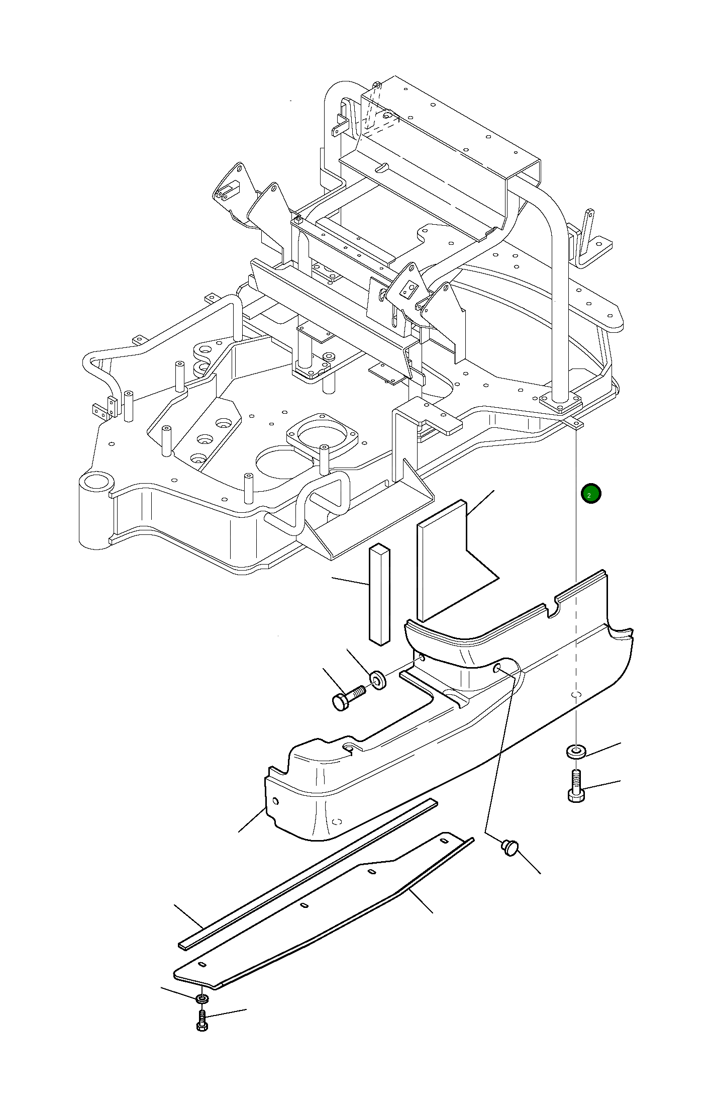Лист 3F0535732 Komatsu