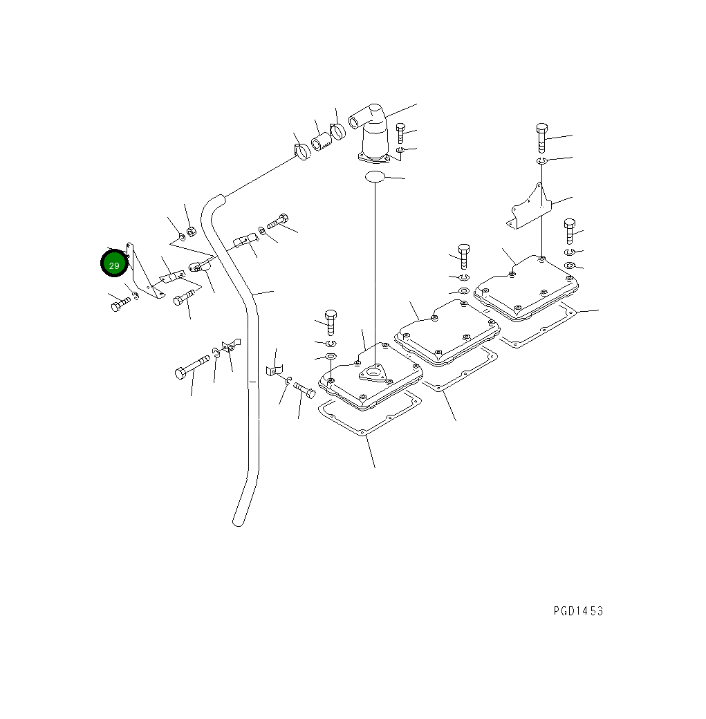 Кронштейн 6128-11-6872 Komatsu