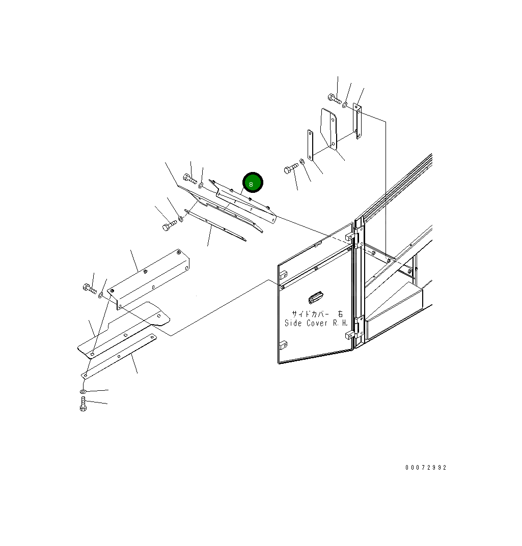 Кронштейн 426-54-42243 Komatsu
