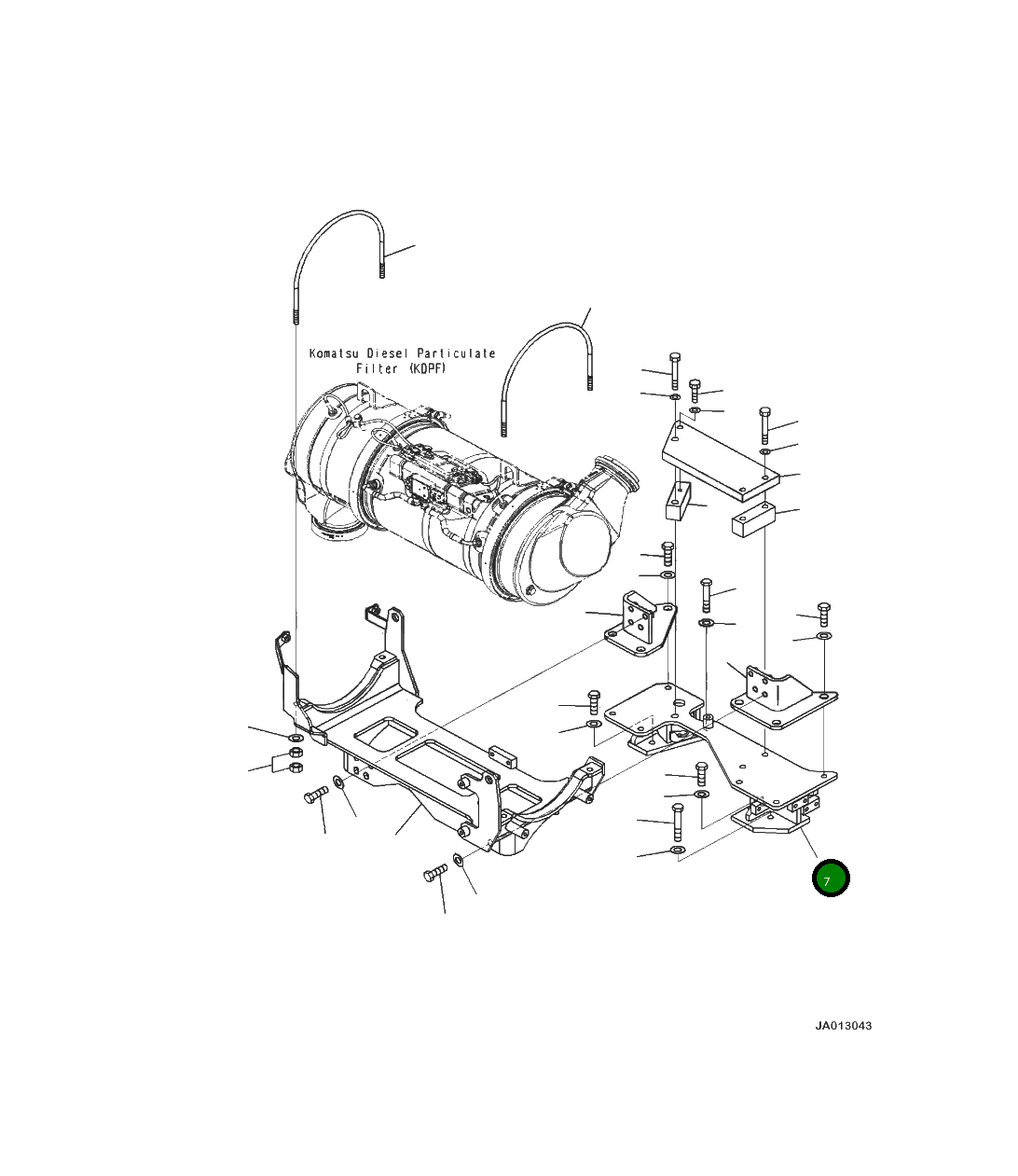 Кронштейн 419-01-51223 Komatsu