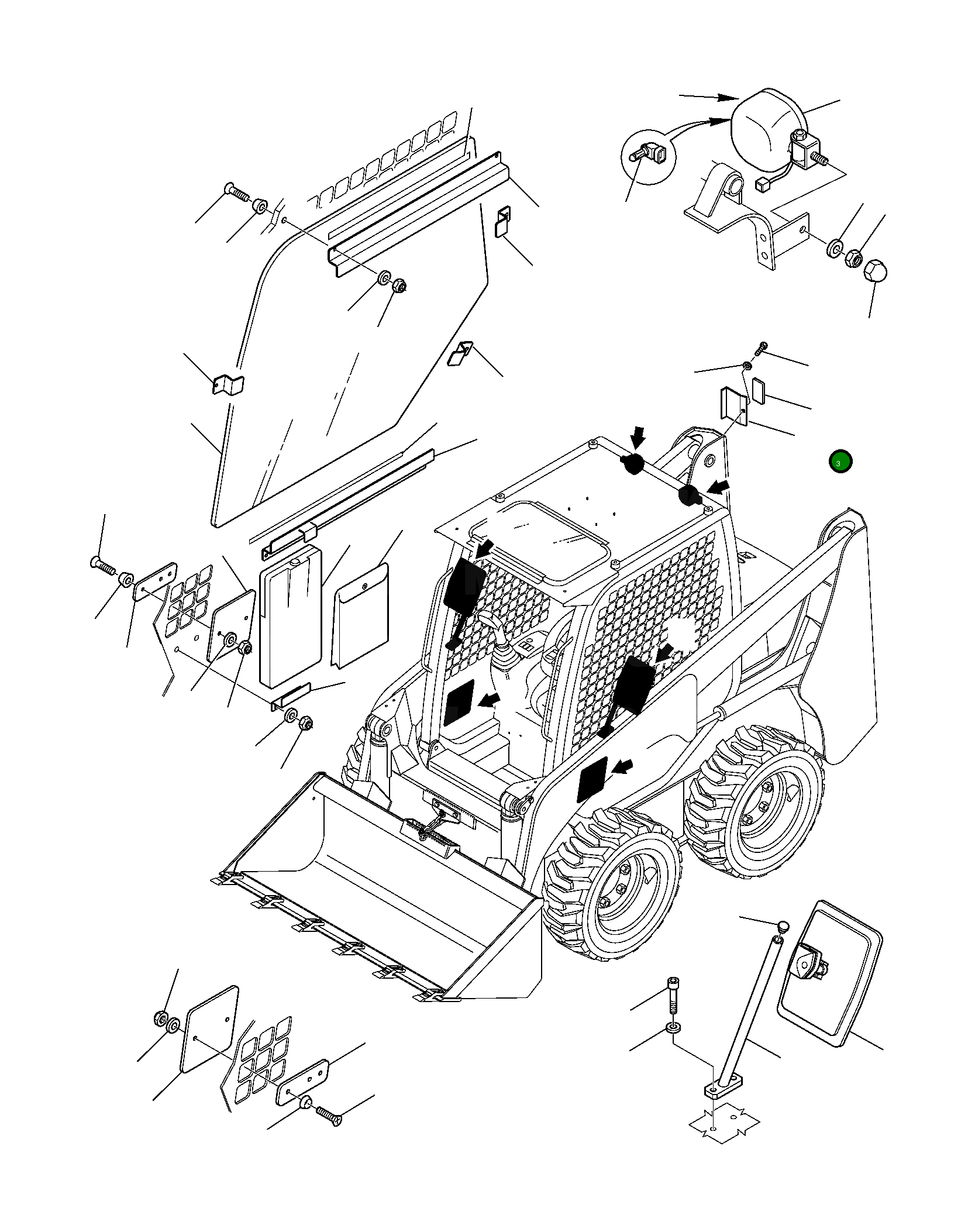Опора 37C-06-11660 Komatsu
