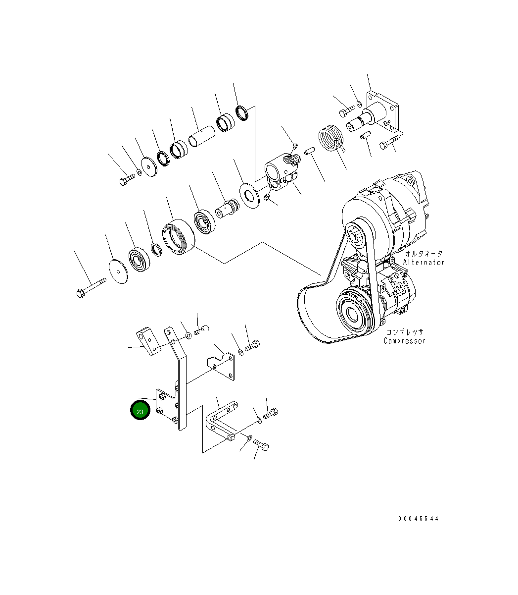 Кронштейн 6245-81-6520 Komatsu