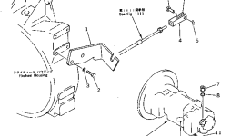 Кронштейн 206-43-48110 Komatsu